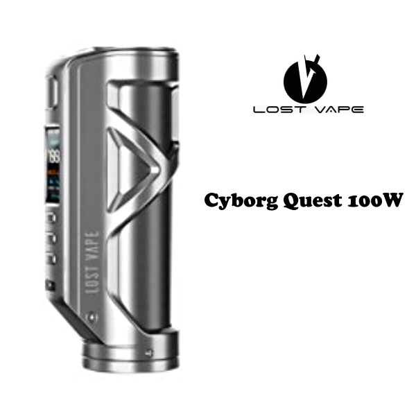 Lost Vape Cyborg Quest 100W grip Easy Kit Full Stainless Steel