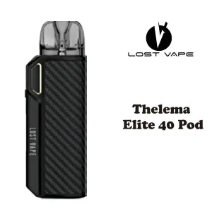 Lost Vape Thelema Elite 40 Pod elektronická cigareta 1400mAh Black Carbon 