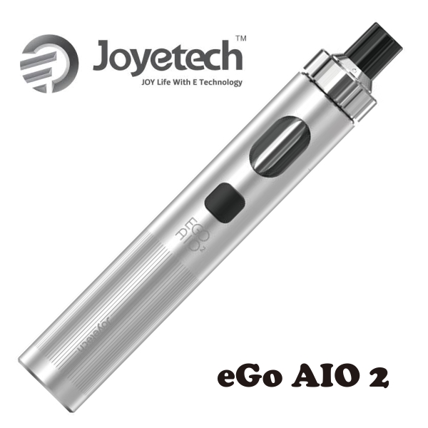 Joyetech eGo AIO 2 elektronická cigareta 1700mAh Shiny Silver