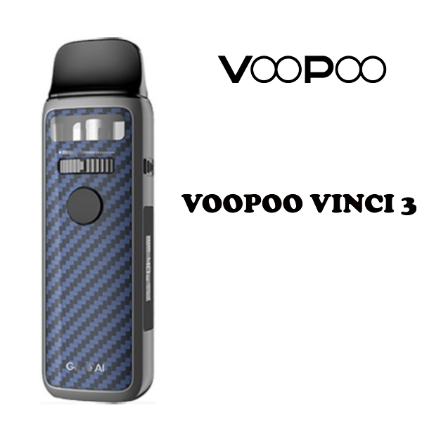 VOOPOO VINCI 3 50W grip 1800mAh Carbon Fiber Blue