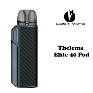 Lost Vape Thelema Elite 40 Pod elektronická cigareta 1400mAh Blue Carbon 